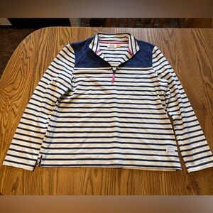 Le Tigre women’s pullover 1/4zip sweatshirt